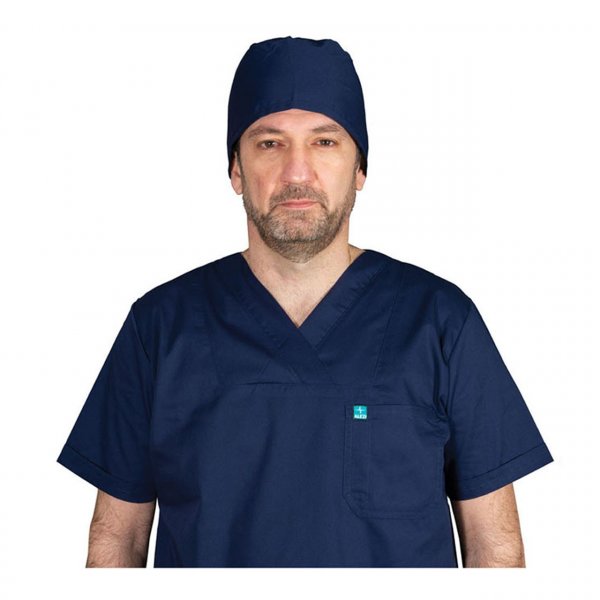 Alezi Σκουφάκι Χειρουργείου Unisex σε Σκούρο Μπλε Χρώμα